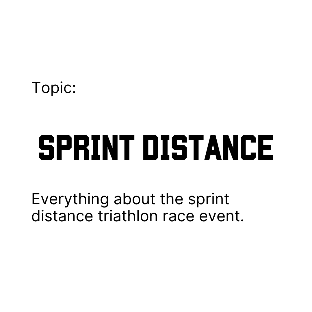 542 Performance Nutrition | What Is Sprint Distance Triathlon?
