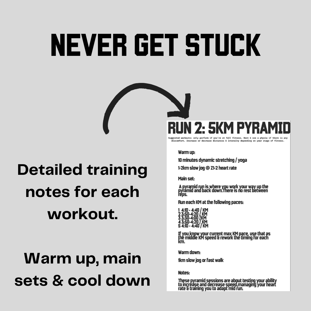 10KM Day Training Programme Never Get Stuck