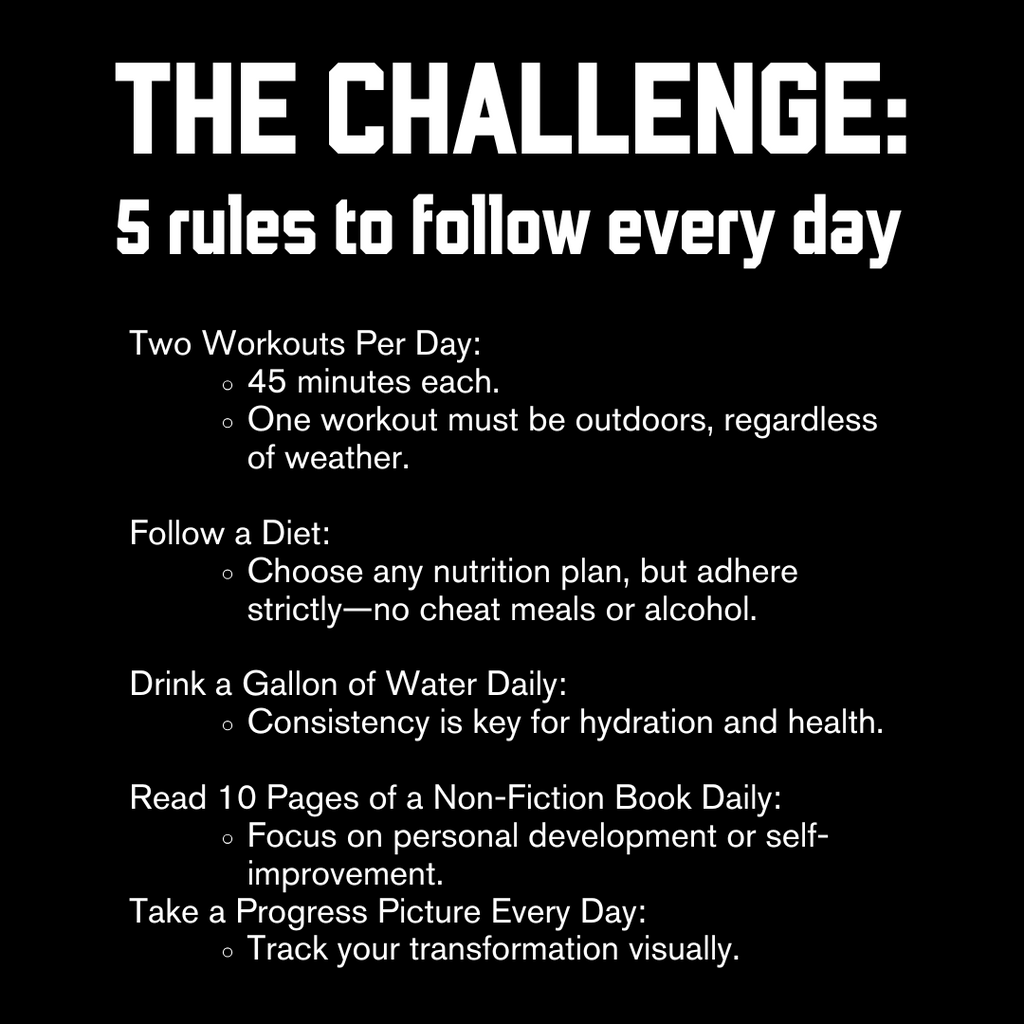 The 75HARD Challenge: Training Plan & Habit Tracker